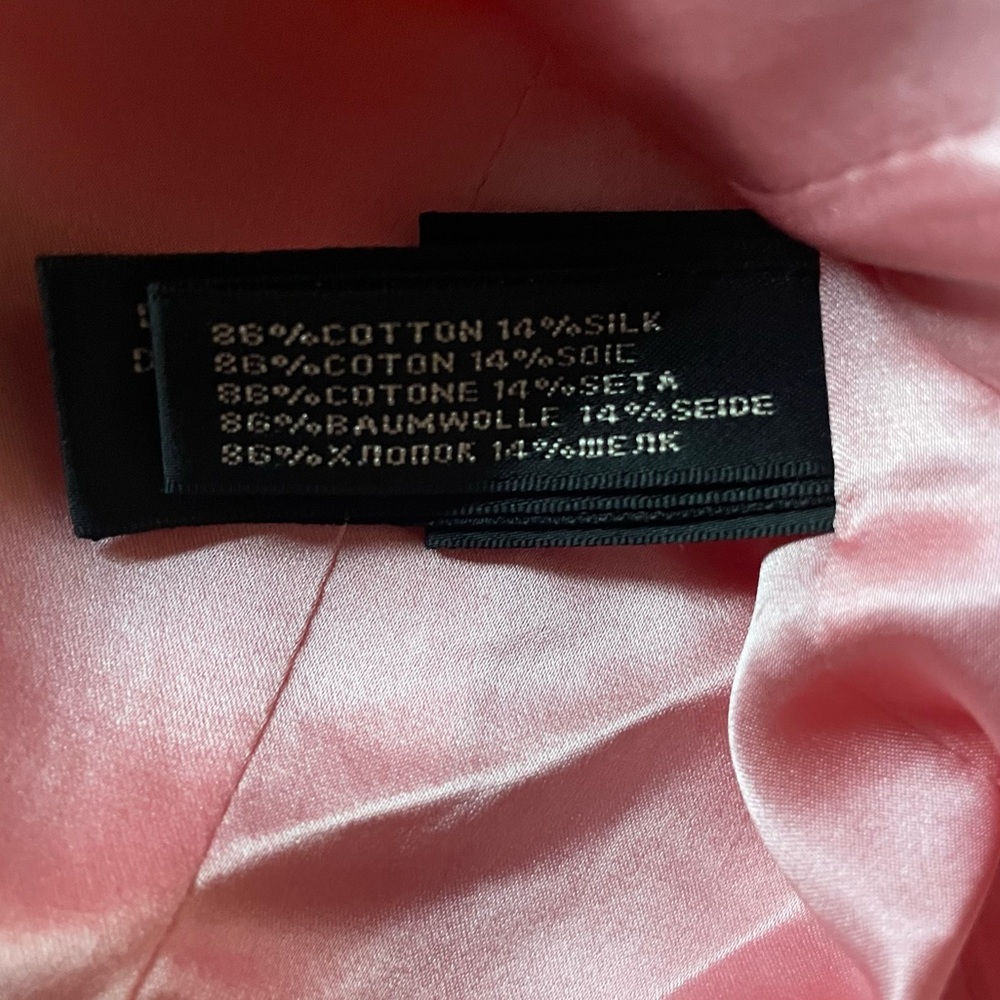 RALPH LAUREN Black Label Silk Pink Barbiecore Two-Piece Skirt Suit Women size 6 - Picture 5 of 14